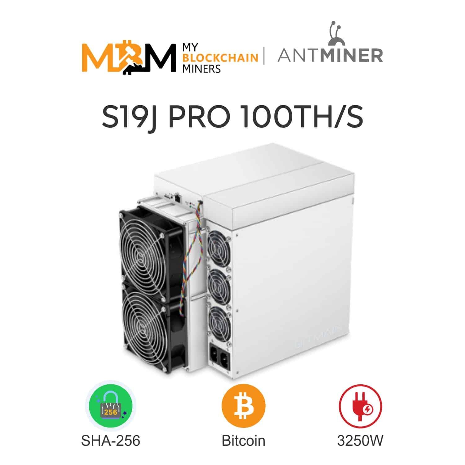 Bitmain Antminer S19J PRO 100Th/s