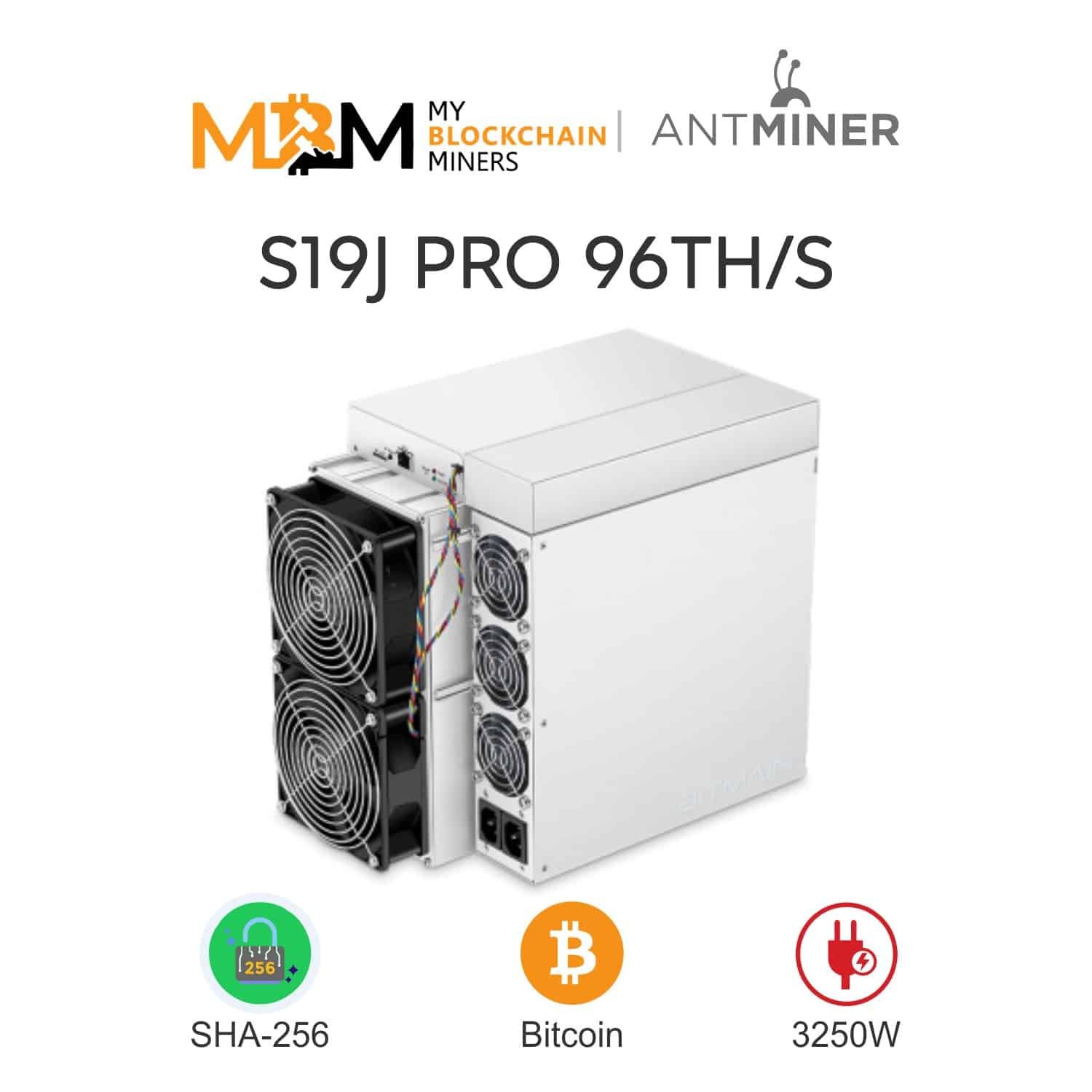Bitmain Antminer S19J PRO 96Th/s