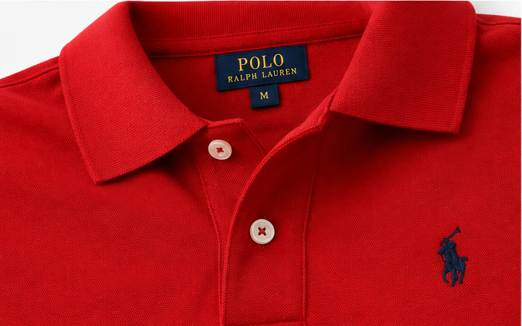 Classic Red Polo T-Shirt for Men | Premium Cotton Blend