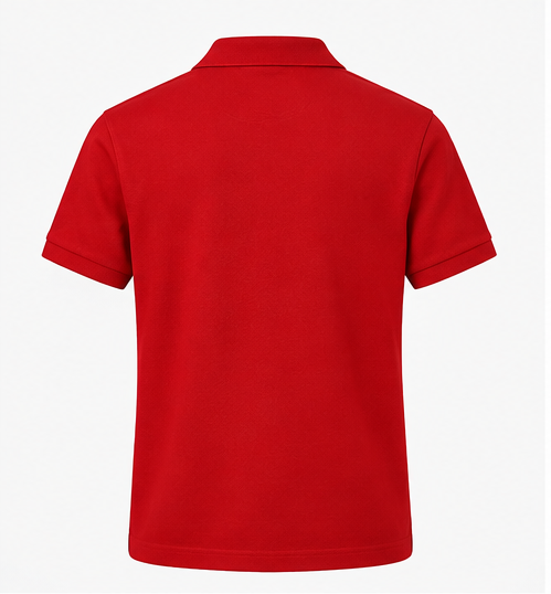 Classic Red Polo T-Shirt for Men | Premium Cotton Blend