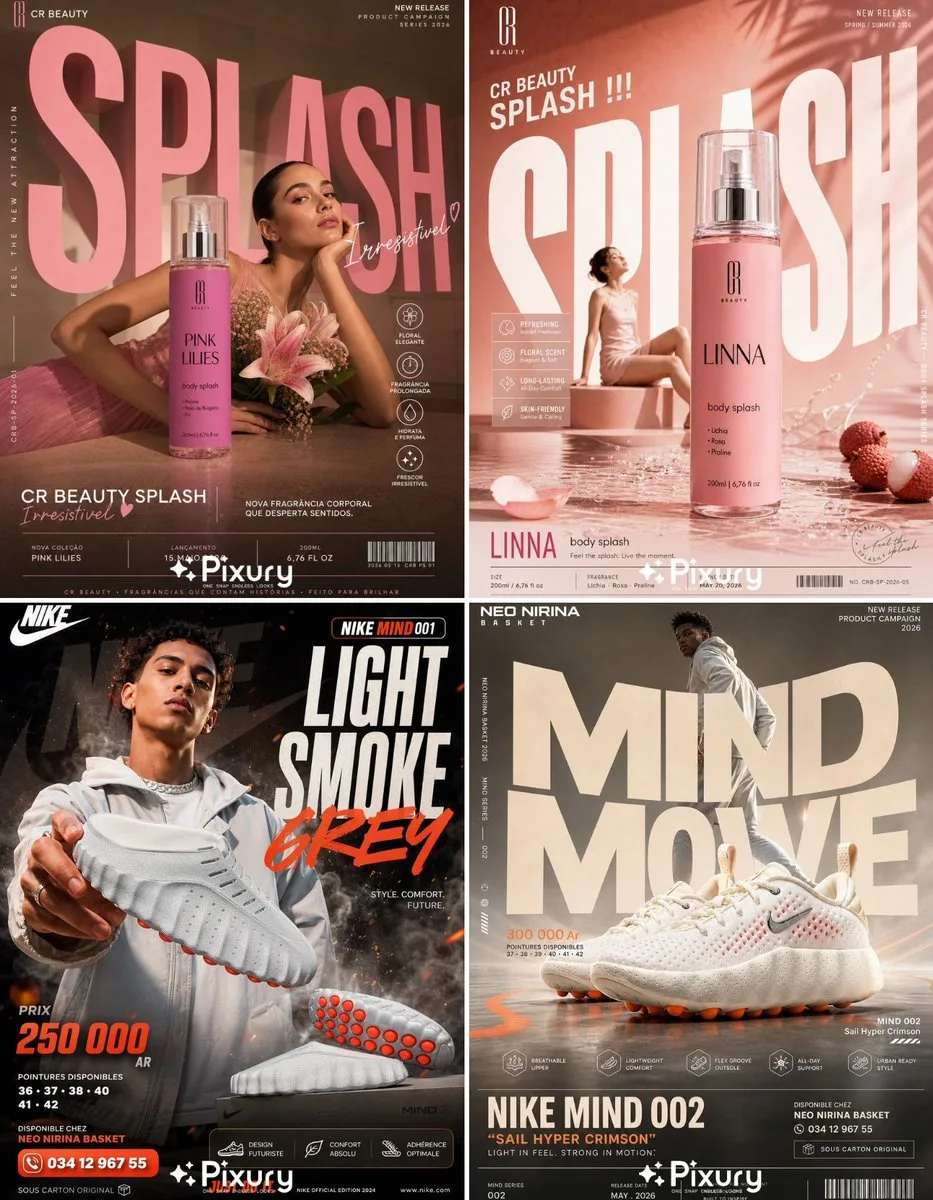 luxury-brand-ad-poster-with-studio-model-and-dynamic-effects
