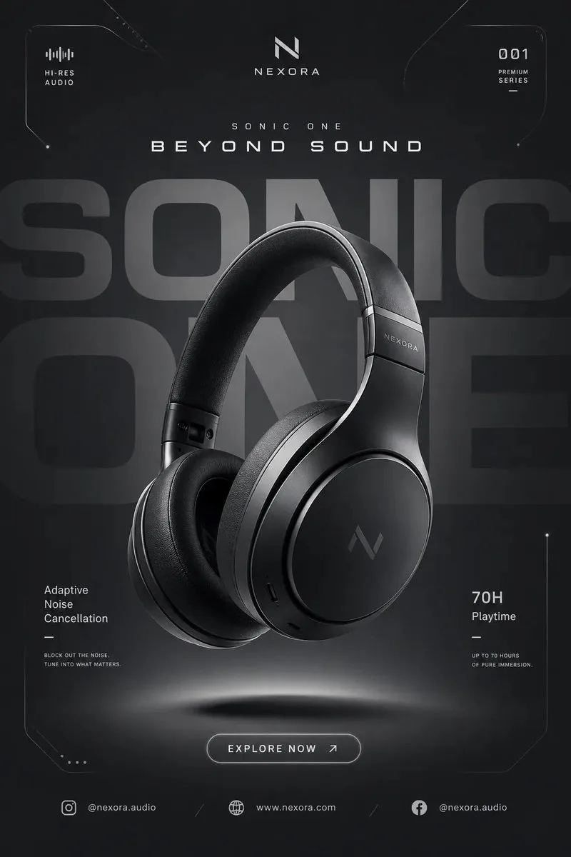 premium-monochrome-tech-product-poster