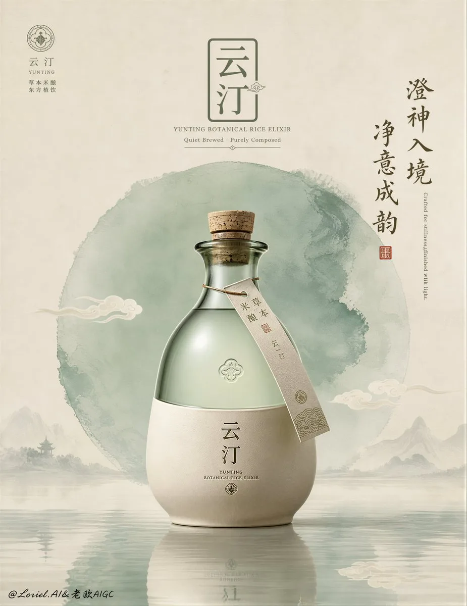 Mekong Nocturne — Heritage Rice Spirit luxury poster