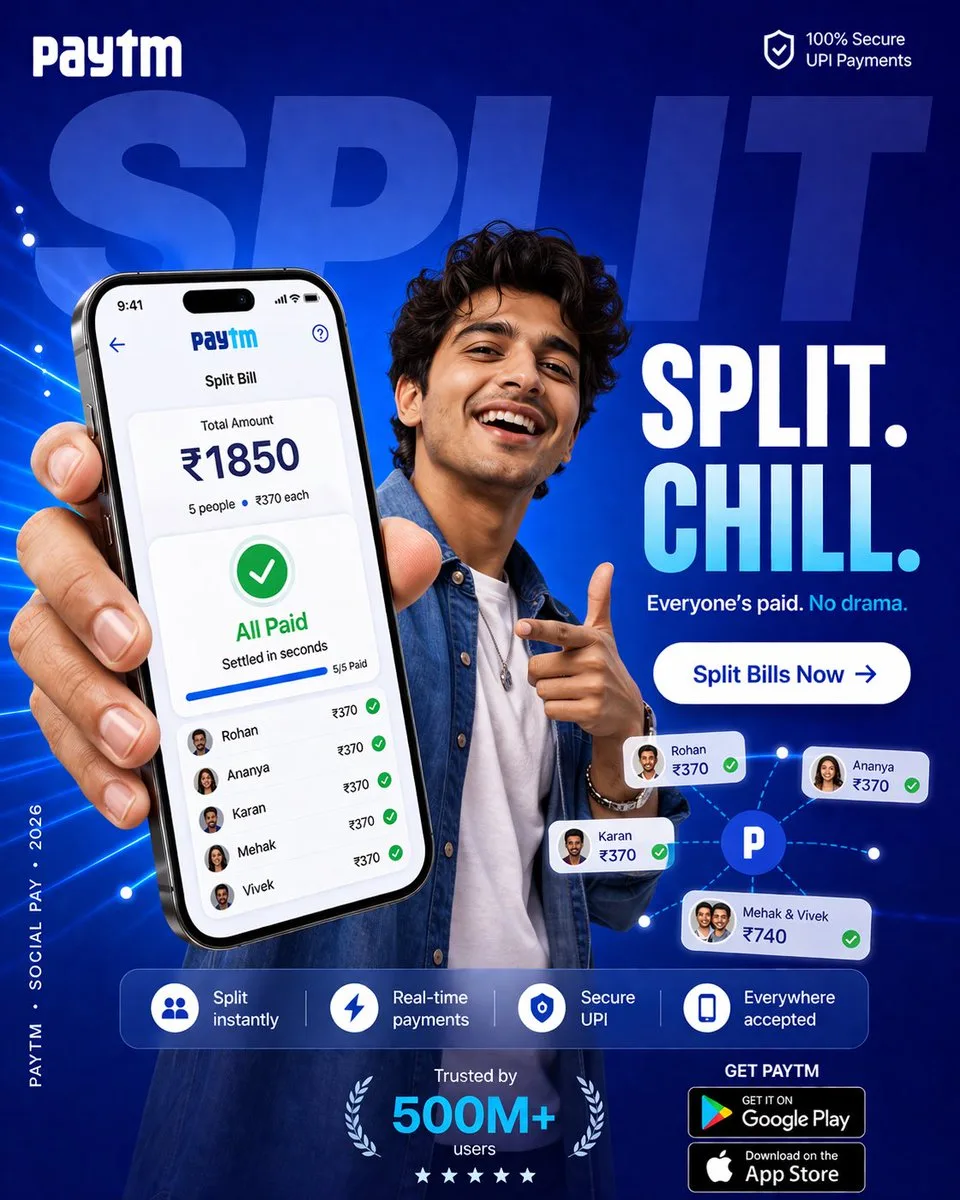 PhonePe split-bill ad — Gen-Z 8K vertical SMM performance creative