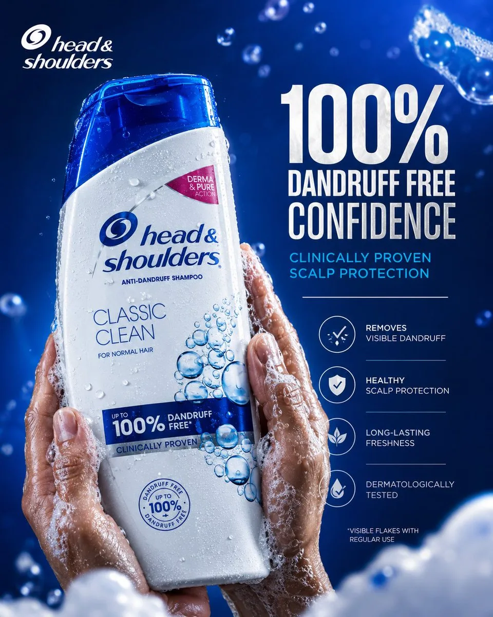 head & shoulders confidence-starts-at-the-scalp vertical instagram hero ad