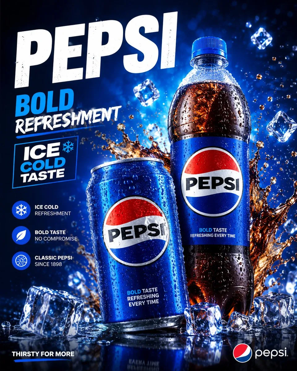 premium-pepsi-ice-cold-packaging-poster