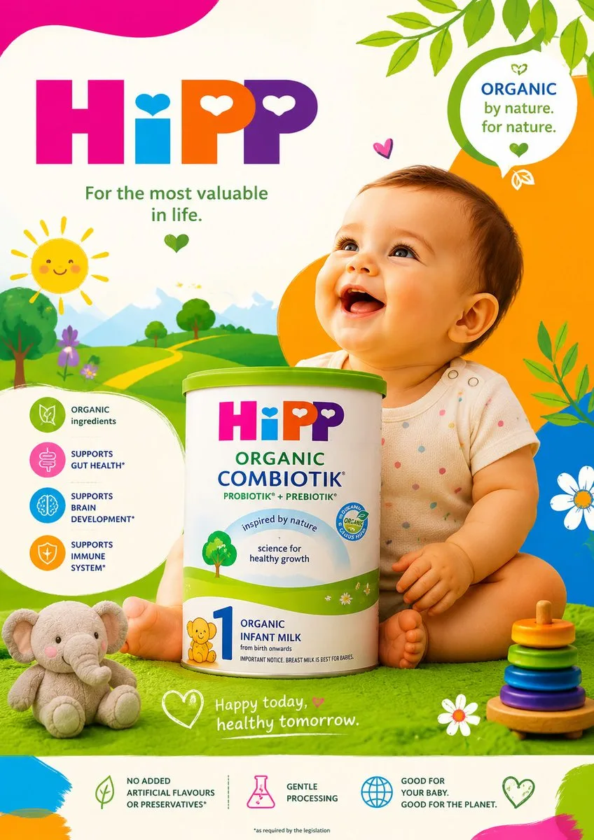 ultra-premium infant formula luxury poster