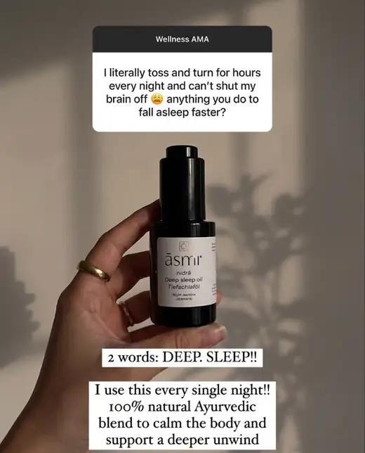 Instagram Q&A sticker static ad layout