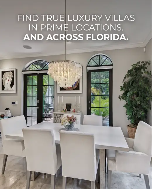 Headline over a styled interior static ad layout