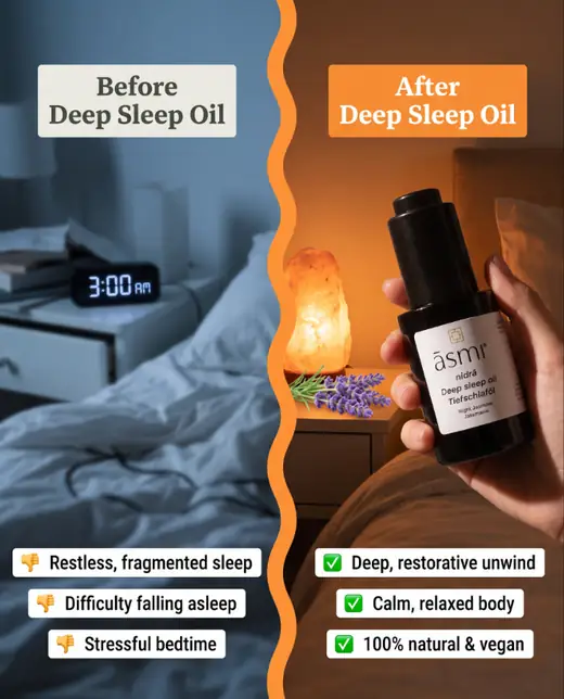 Before / after split with wavy divider static ad layout