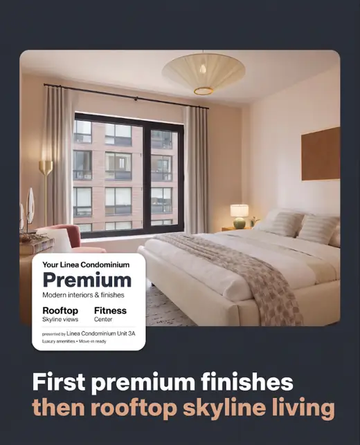 Photo card on a dark canvas static ad layout