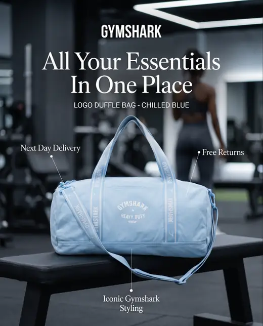 Serif headline + three pointers static ad layout