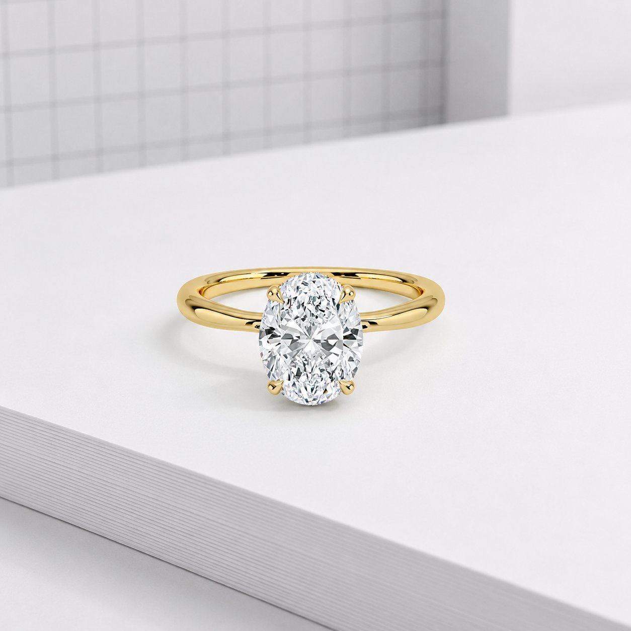 Ultra-minimalist high-key product photography background, shot in a professional studio environment.