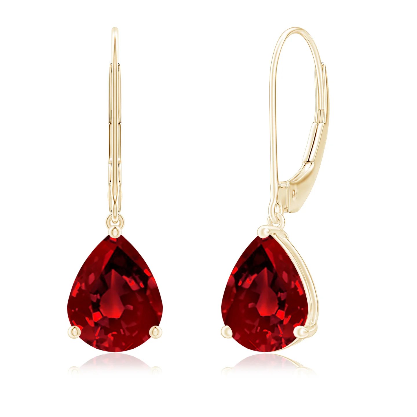 9x7mm-labgrown-lab-grown-ruby-yellow-gold-earrings.webp