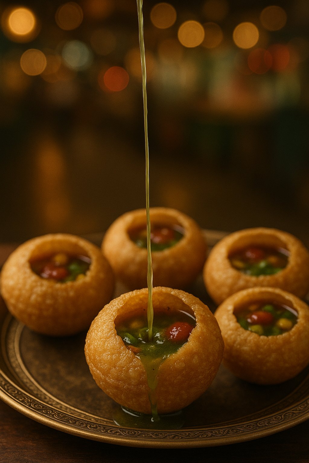 Indian street food -golgappa photoshoot
