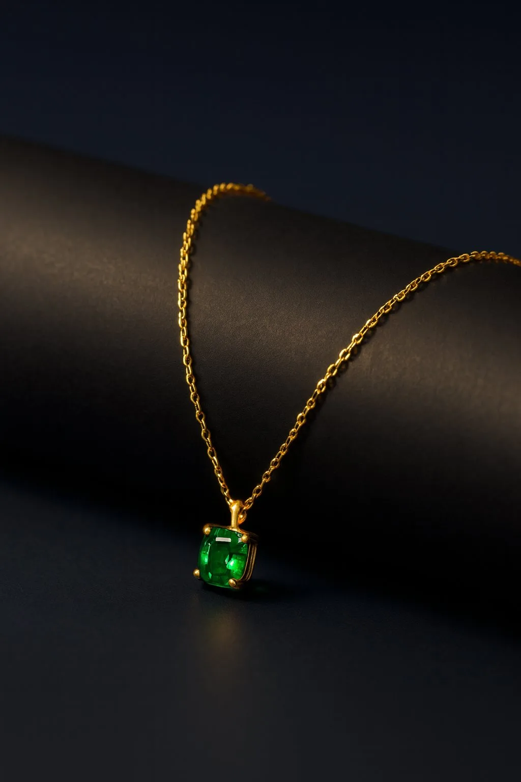 Luxurious Necklace Close-Up: Minimal Editorial Jewelry Photo