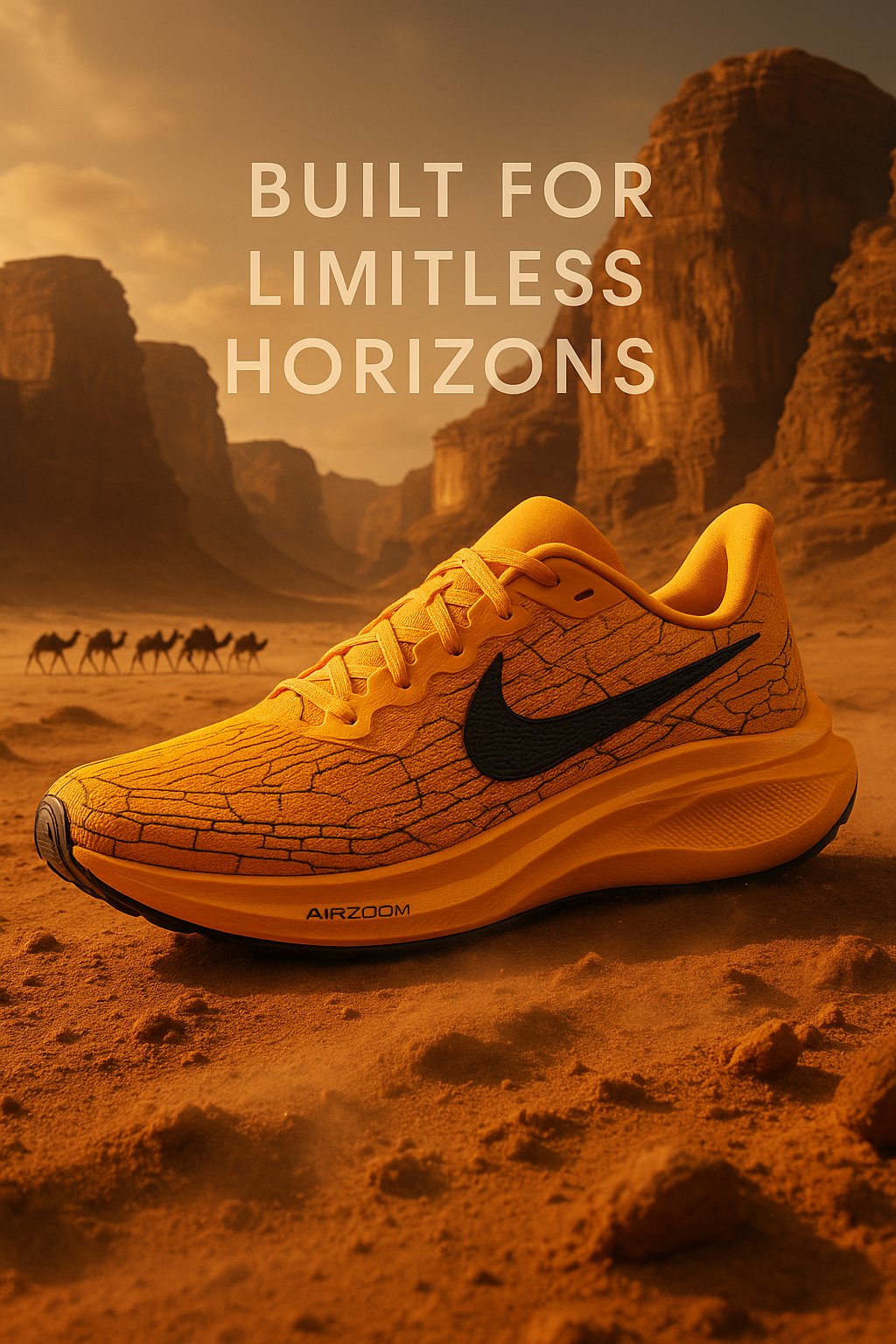 Desert Sprint: A Shoe's Epic Journey
