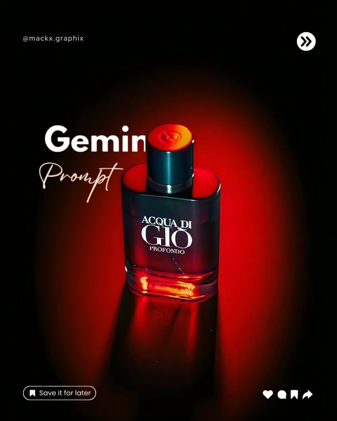 Dark Luxury Perfume Glow Shot