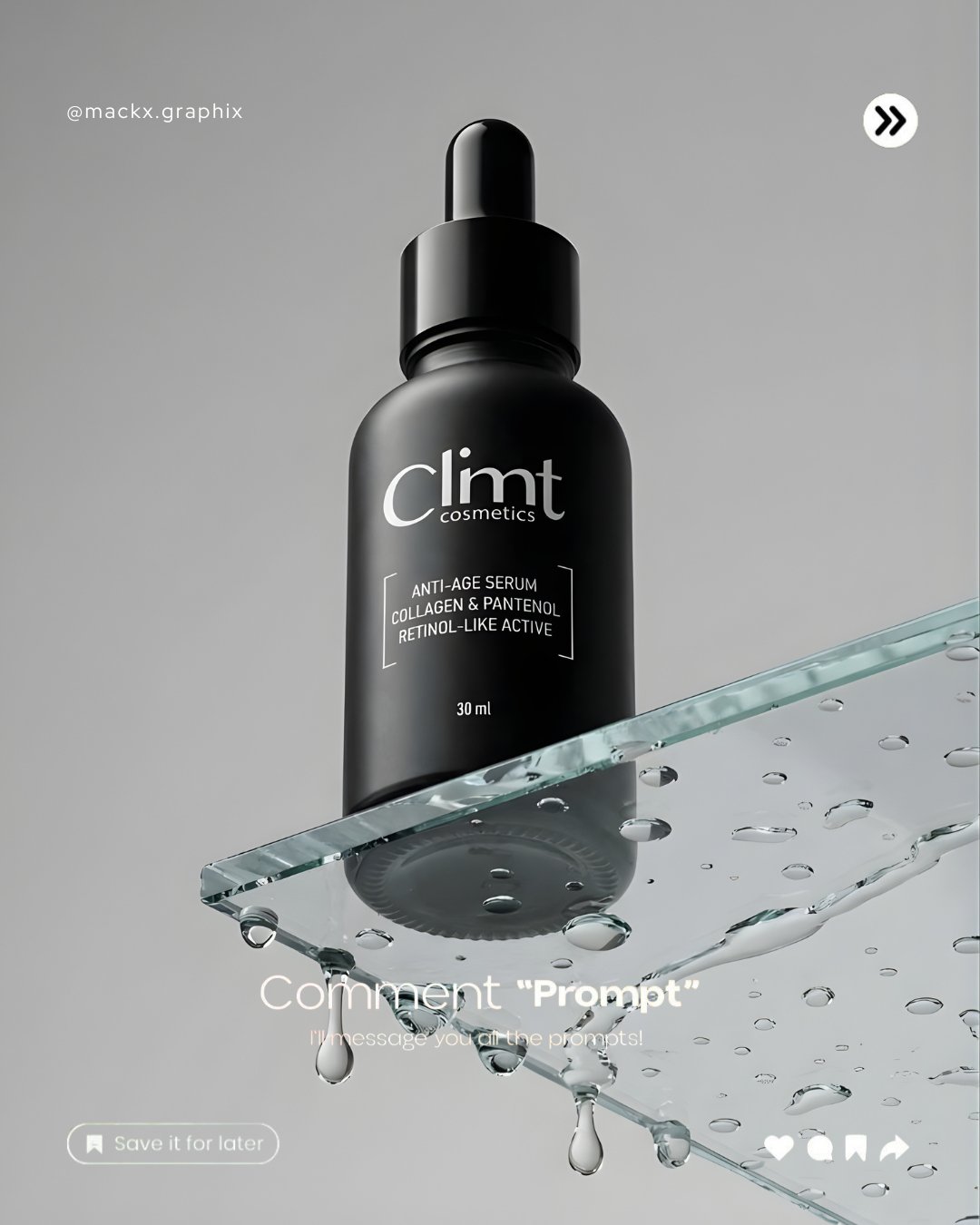 Luxury Skincare Serum Product Shot