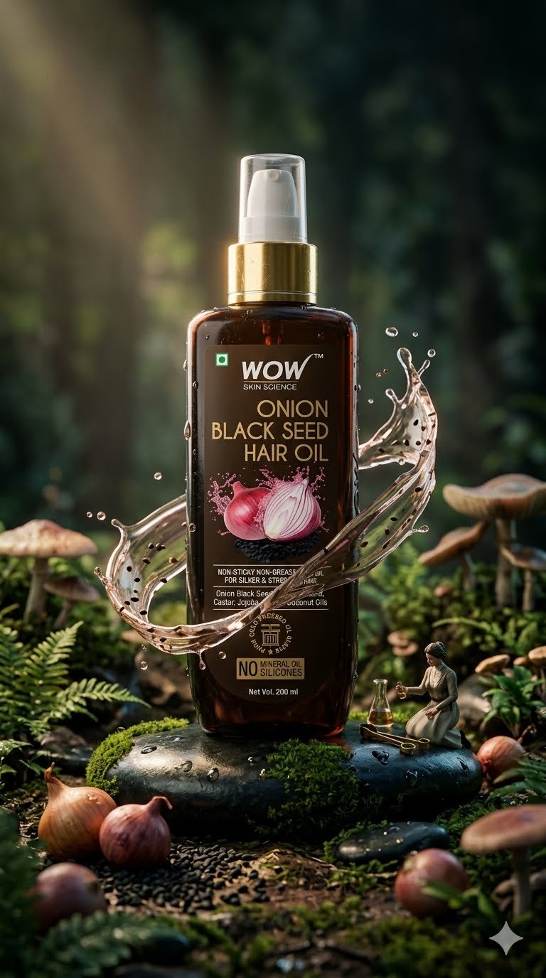 Nature’s Secret – WOW Onion Black Seed Hair Oil 🌿✨