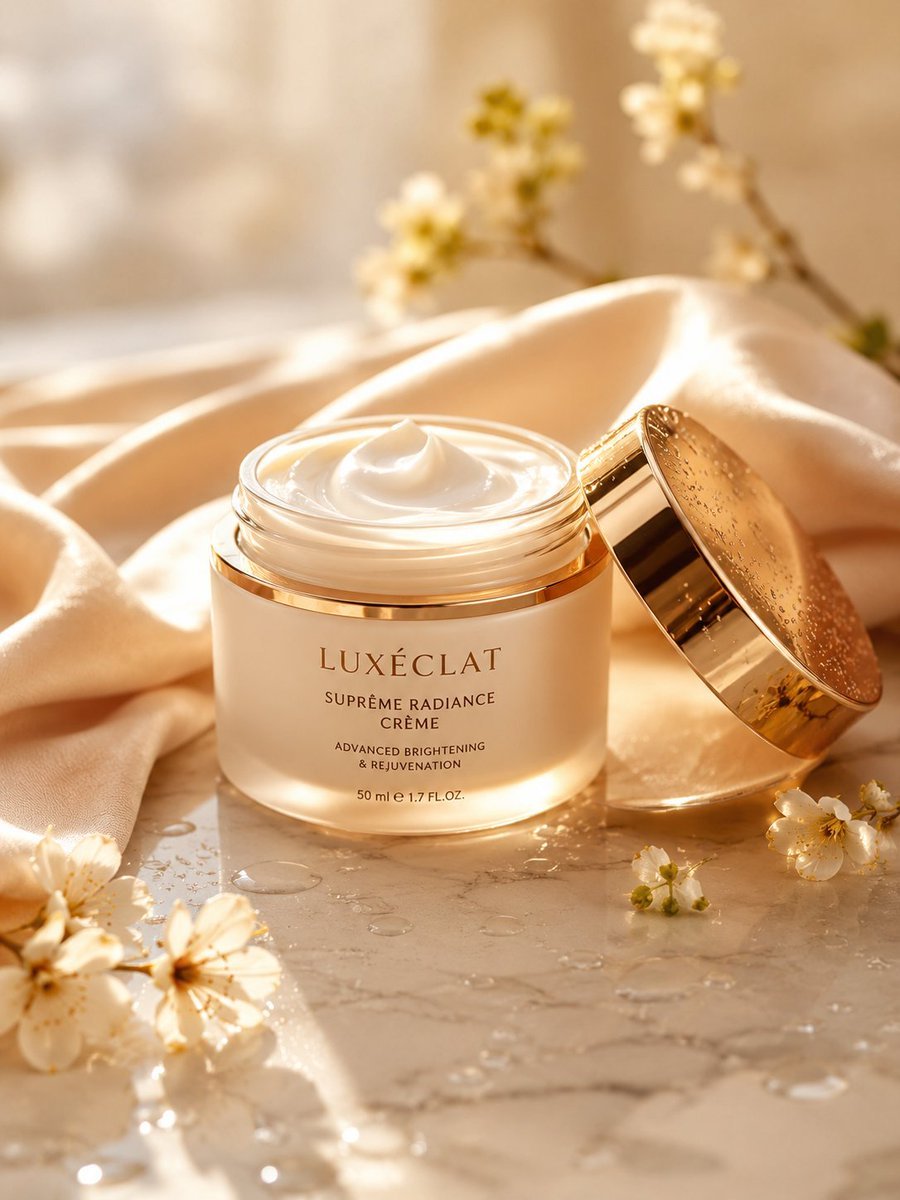 A premium skincare cream