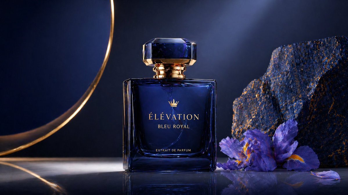 High-end advertising illustration of Perfume