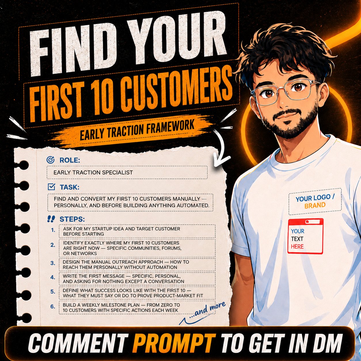 FIND YOUR FIRST 10 CUSTOMERS