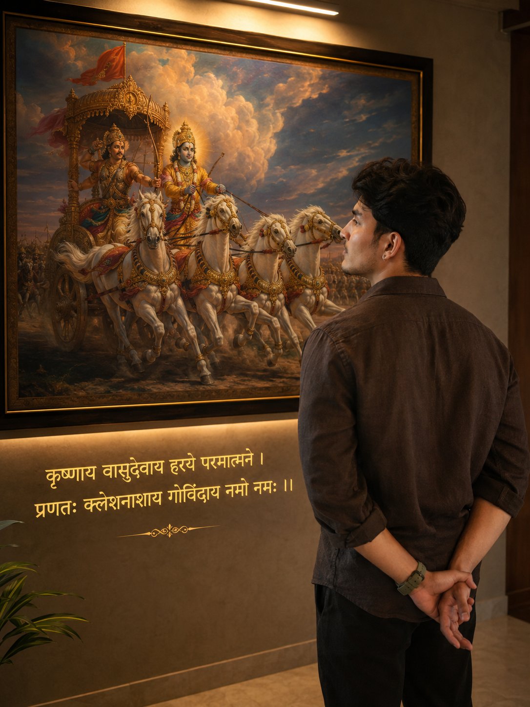 Bhagvad geeta inspired scene ✨