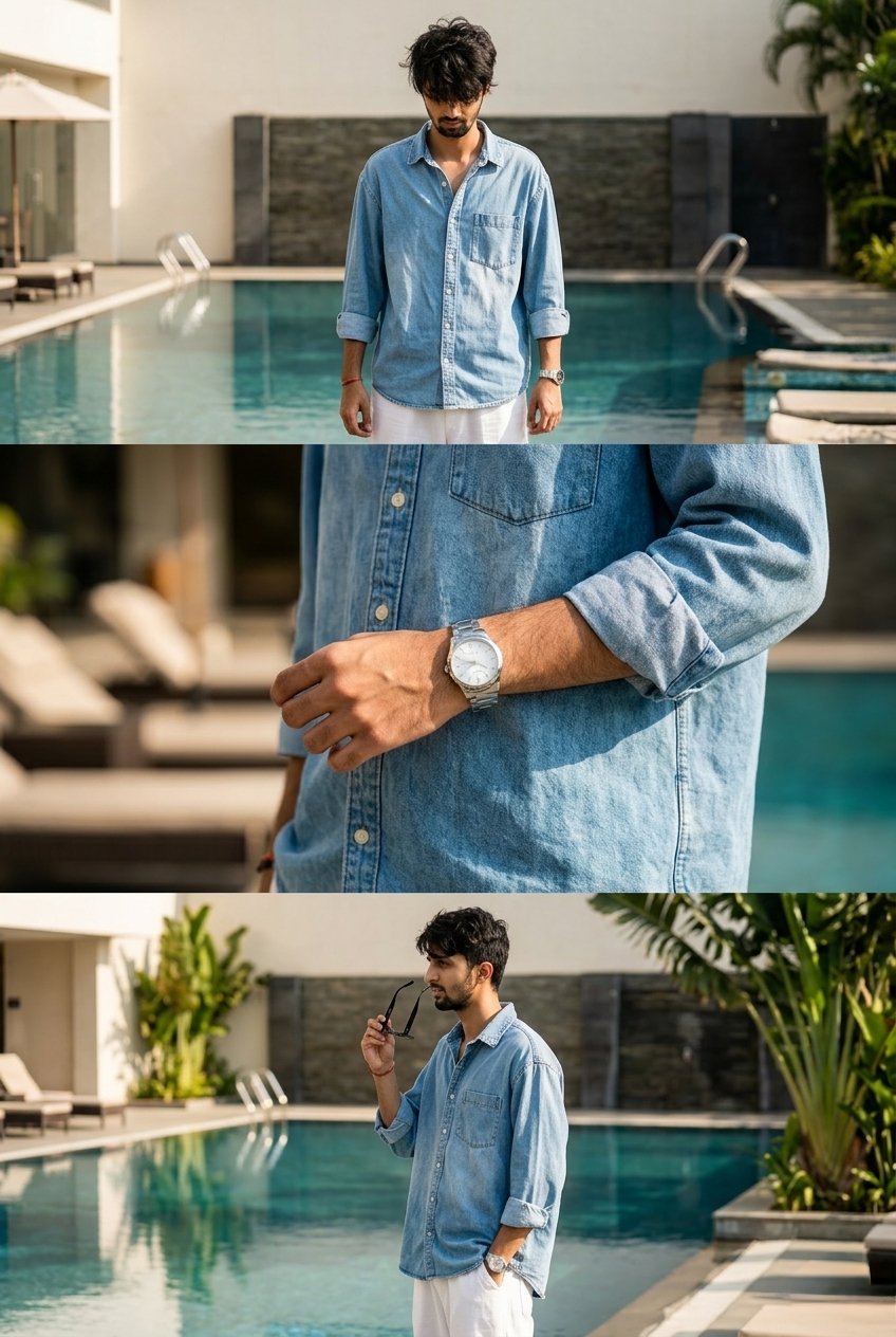 Aesthetic Poolside Image Prompt 