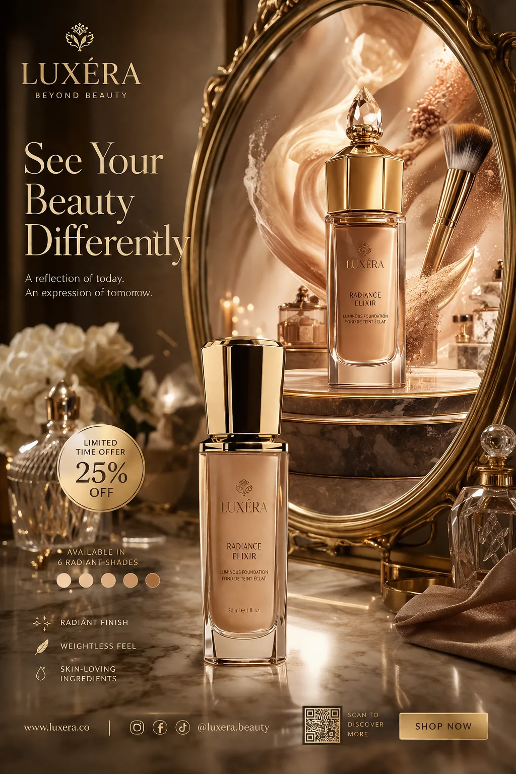 luxury-vanity-mirror-cosmetics-campaign
