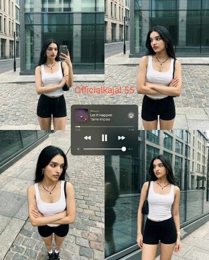 street-style mirror-selfie edit