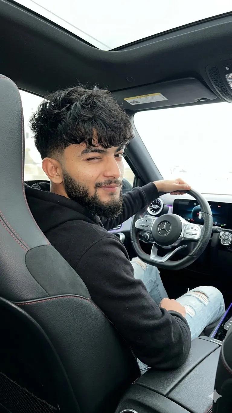 Backseat of a modern car