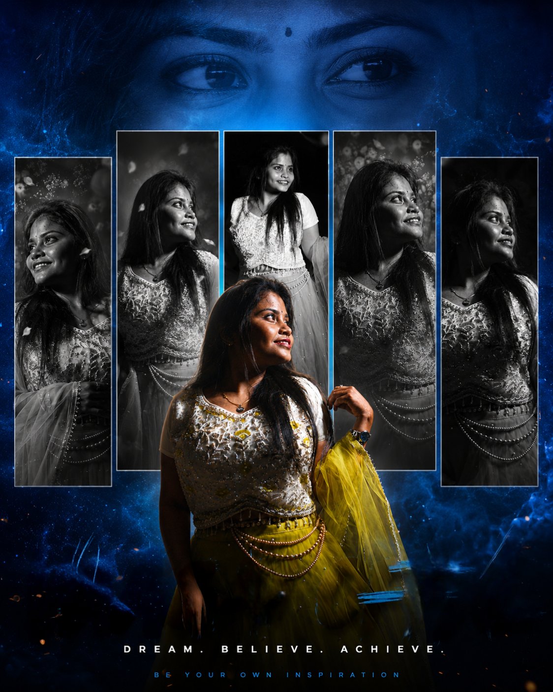 Trending girl poster design 