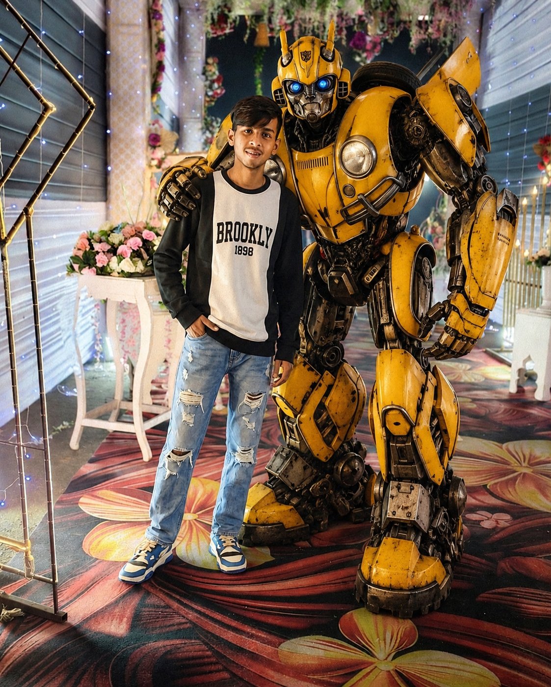 Bumblebee had my back. 💥")