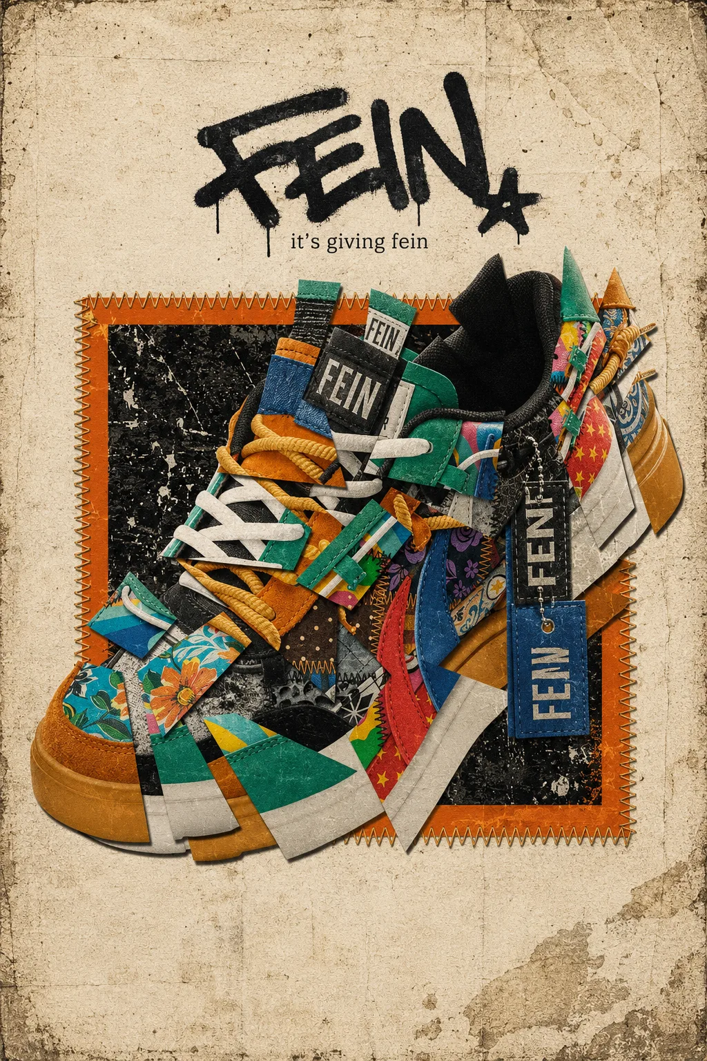 vintage-zine-fein-sneaker-collage-poster