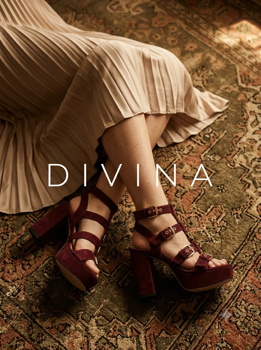 editorial-fashion-overhead-legs-on-vintage-rug