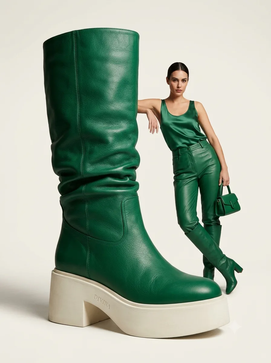 surreal-emerald-boot-portrait