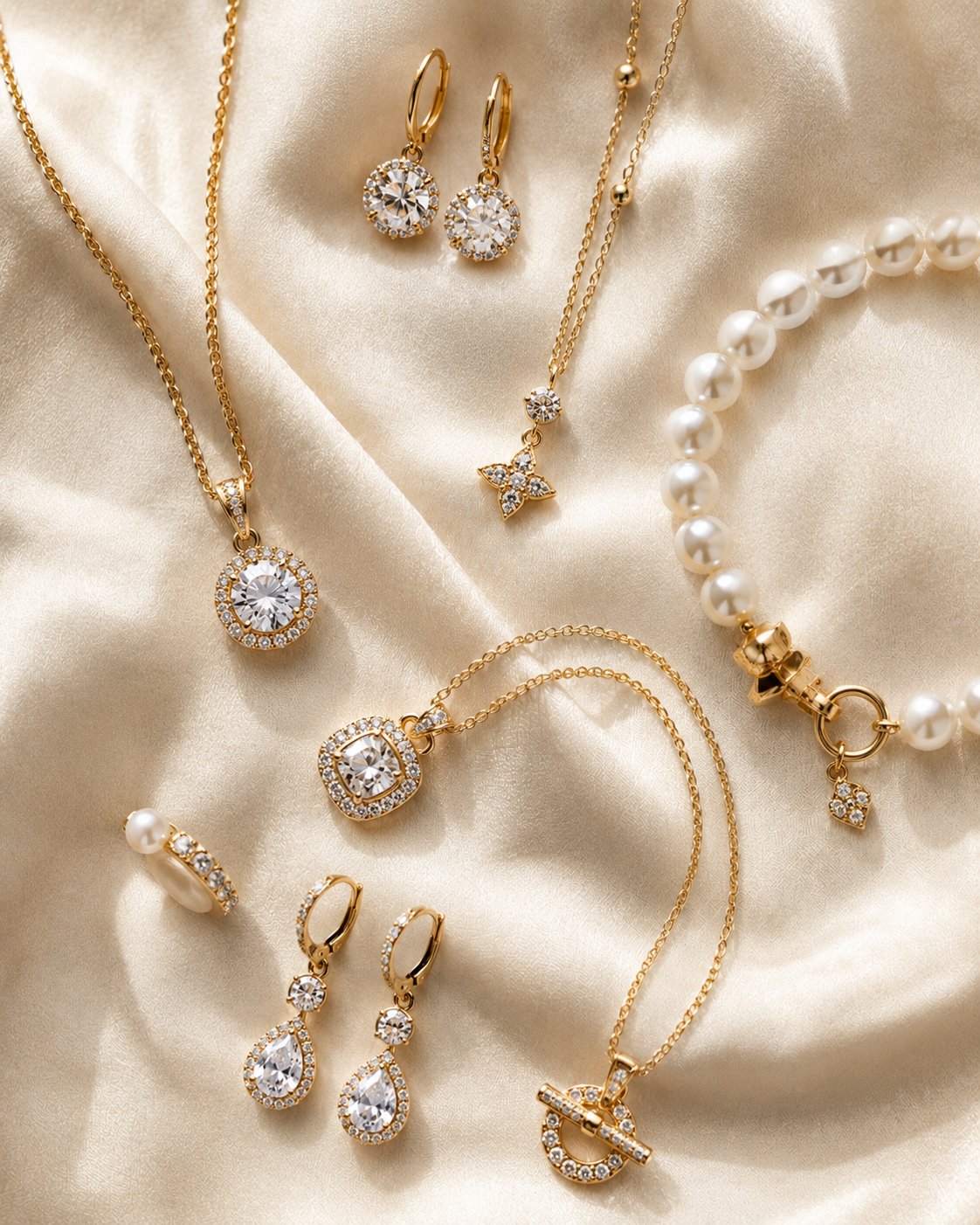 4-Slide Luxury Jewelry Carousel — AI Image Prompts 