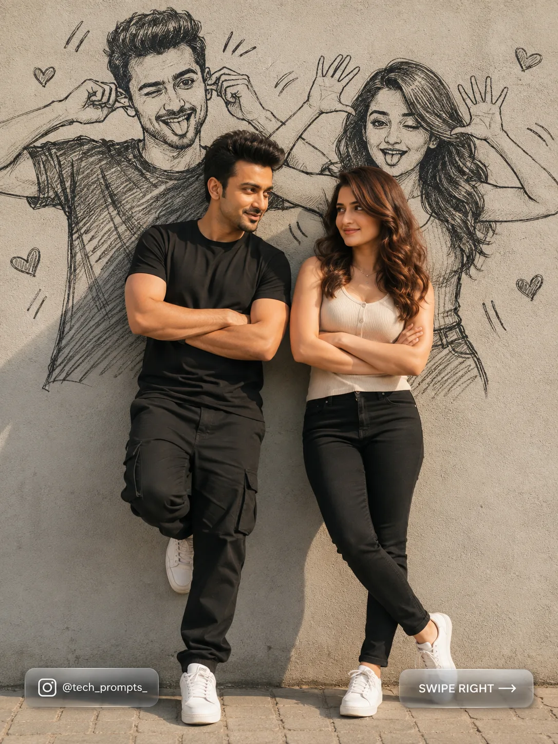 cinematic-couple-doodle-shadow-wall-portrait