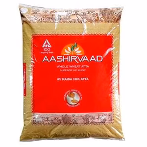 Aashirvaad Atta Whole Wheat - 5 Kg Pouch