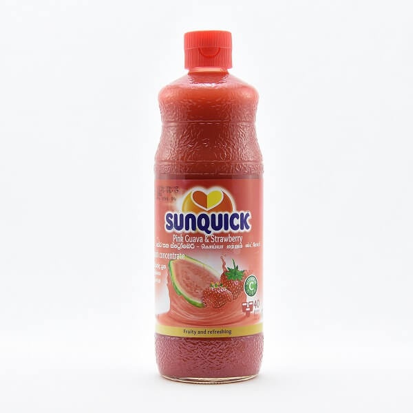 Sunquick Guava & Strawberry 840Ml - SUNQUICK - Fruit Drinks - in Sri Lanka