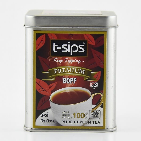 T-Sips Tea Bopf Tin 100G - T-SIPS - Tea - in Sri Lanka