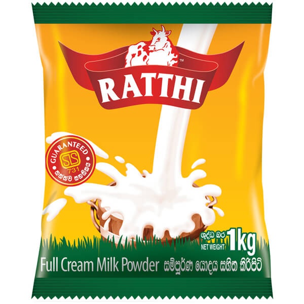 Ratthi Milk Powder Smart Packet 1Kg - RATTHI - Milk Foods - in Sri Lanka