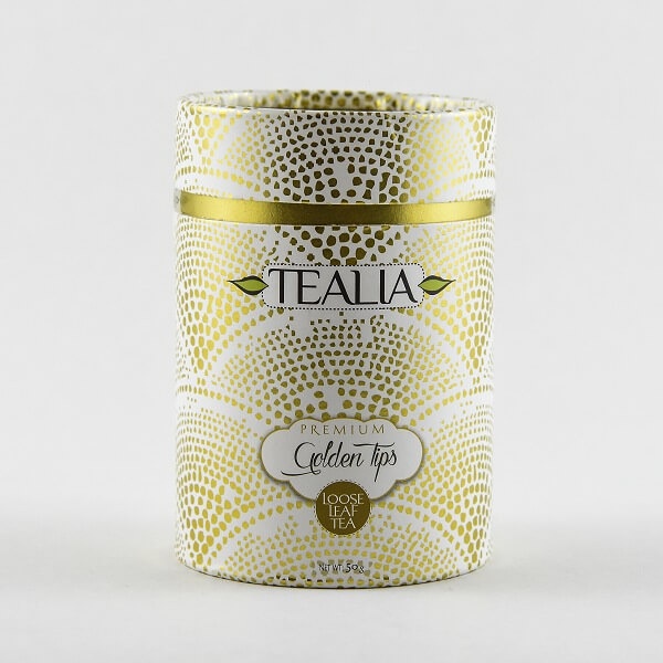 Tealia Tea In Tin Golden Tips 50G - TEALIA - Tea - in Sri Lanka