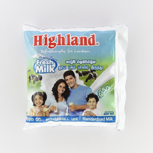 Highland Milk Full Cream U H T 450Ml - HIGHLAND - Milk Foods - in Sri Lanka