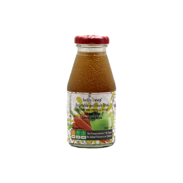 Bellybees Vegetable & Fruit Juice Orange 200Ml - BELLYBEES - Fruit Drinks - in Sri Lanka