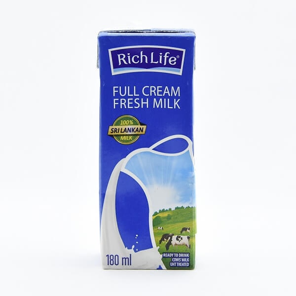 Richlife Milk Full Cream Uht Tetra 180Ml - RICHLIFE - Milk Foods - in Sri Lanka