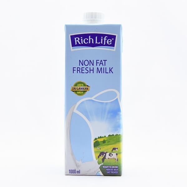 Richlife Milk Non Fat Uht 1L - RICHLIFE - Milk Foods - in Sri Lanka
