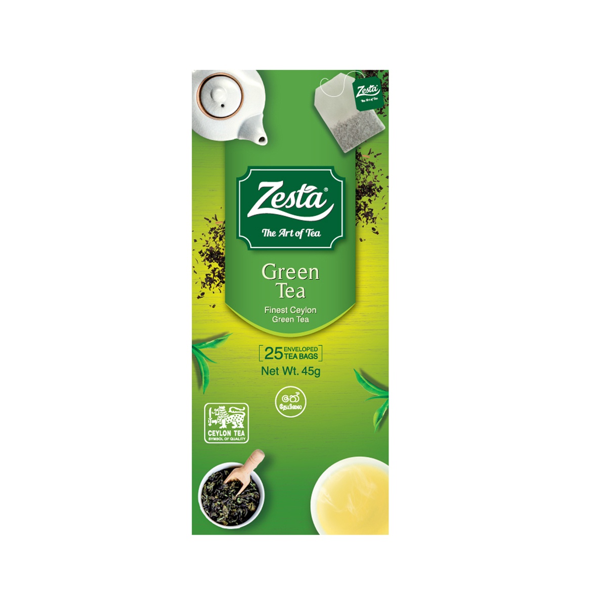 Zesta Green Tea 25 Bags 37.5G - ZESTA - Tea - in Sri Lanka