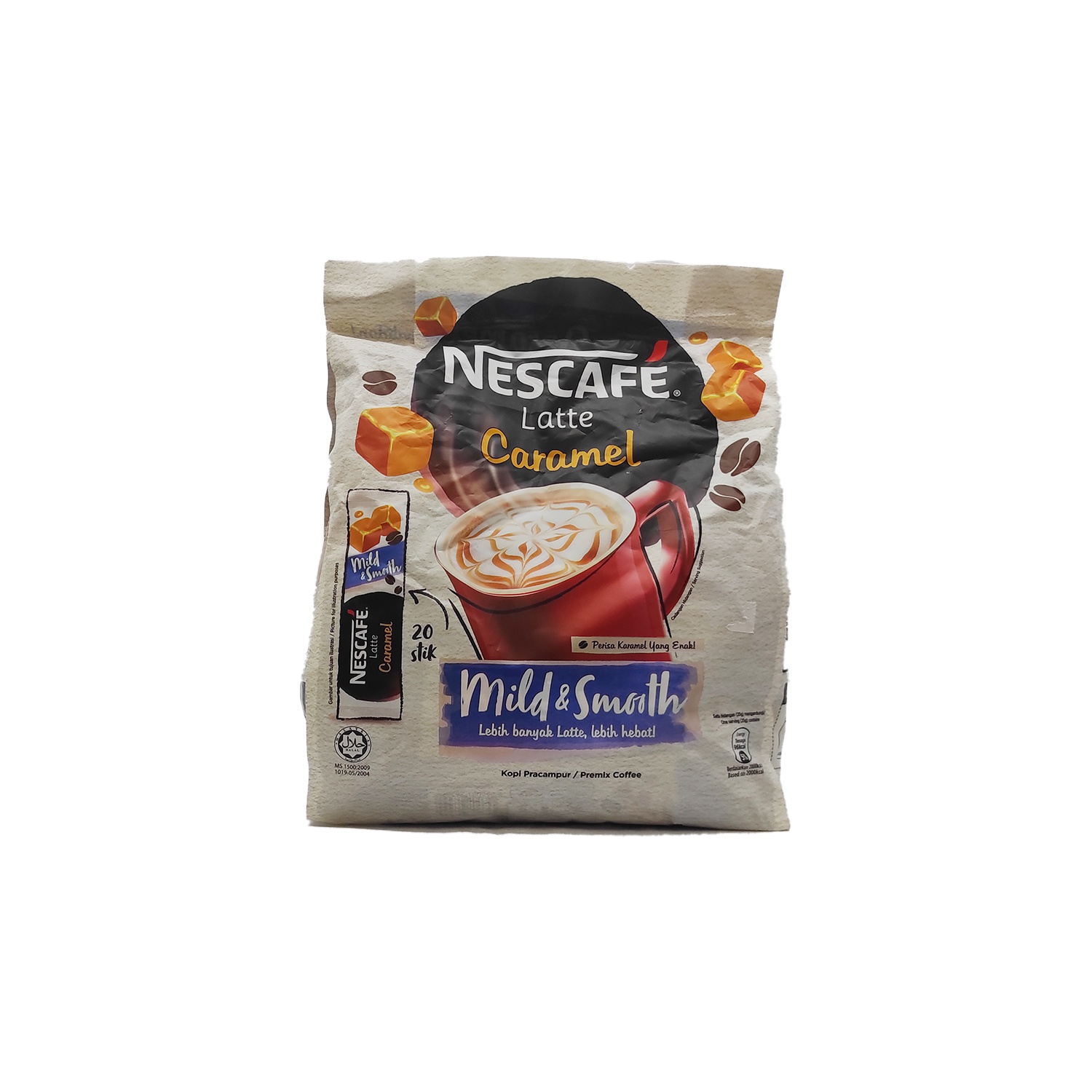 Nescafe Coffee Latte Caramel 20S 25G - NESCAFE - Coffee - in Sri Lanka